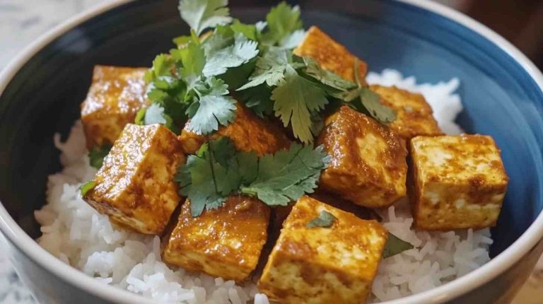 Coconut Curry Air Fryer Tofu