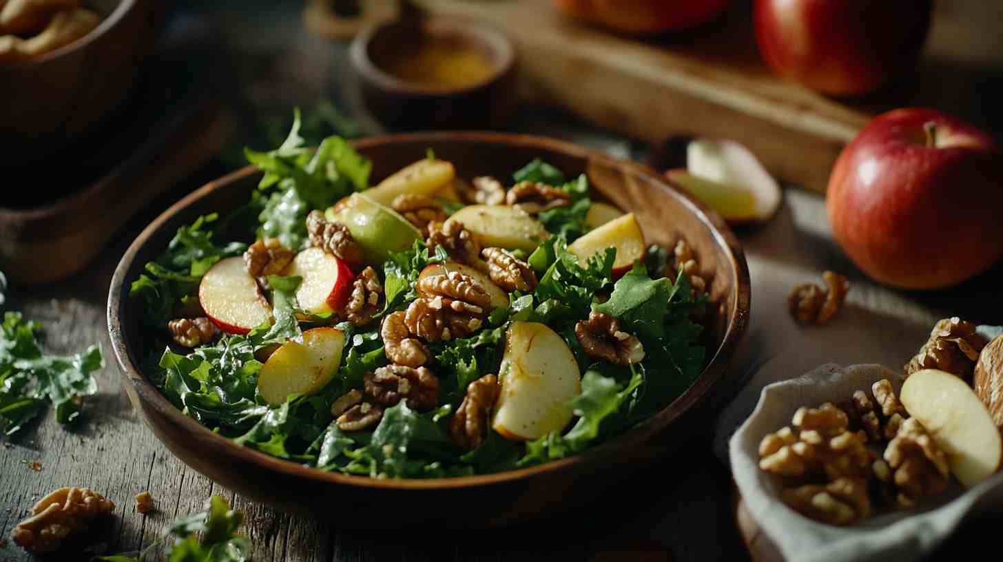 Columbia House Roasted Apple and Walnut Salad