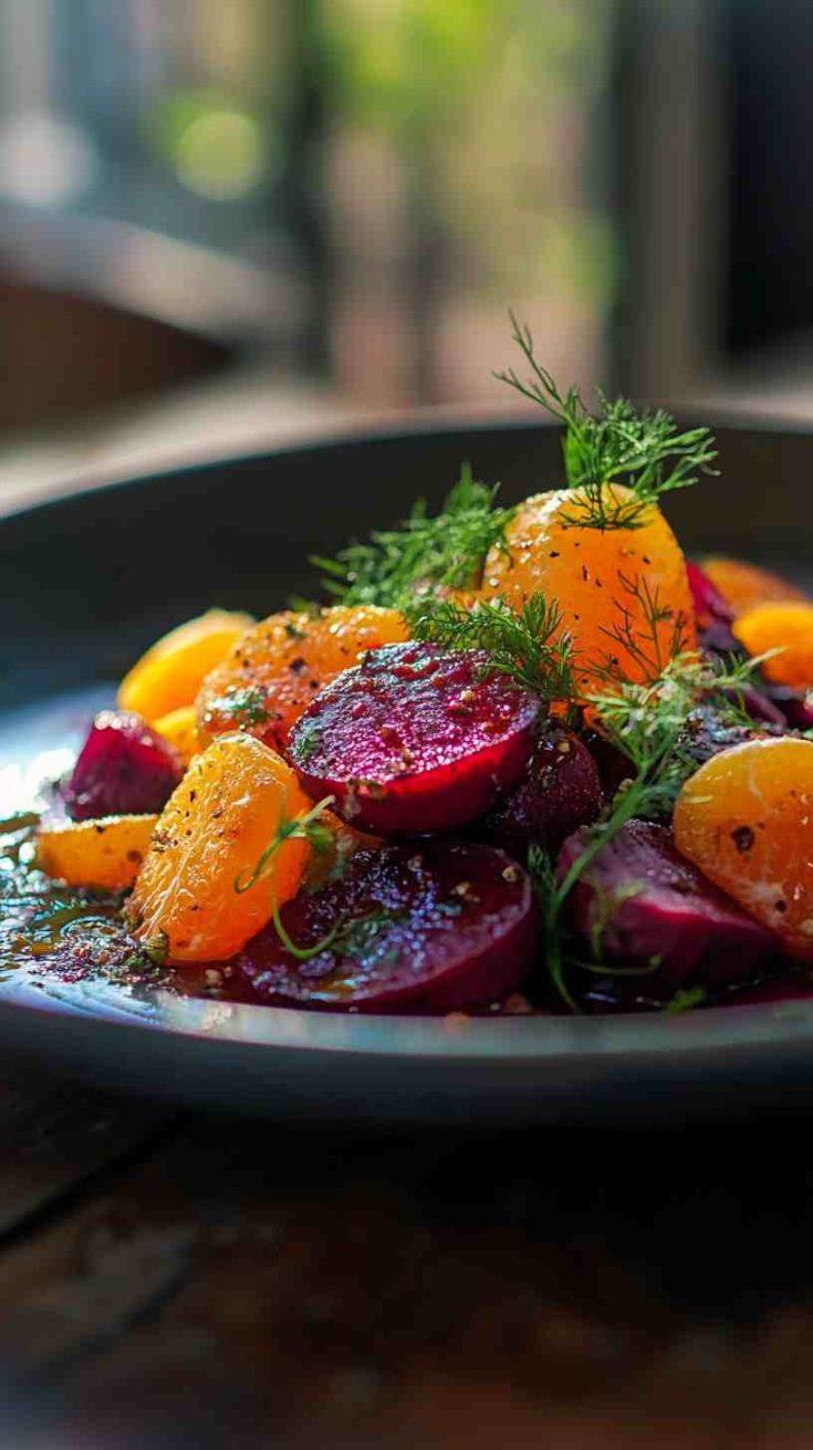 Columbia House Roasted Beet and Citrus Salad (1905 Style)