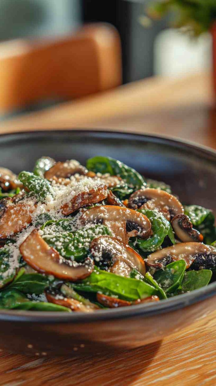 Columbia’s Original Spinach and Mushroom Salad