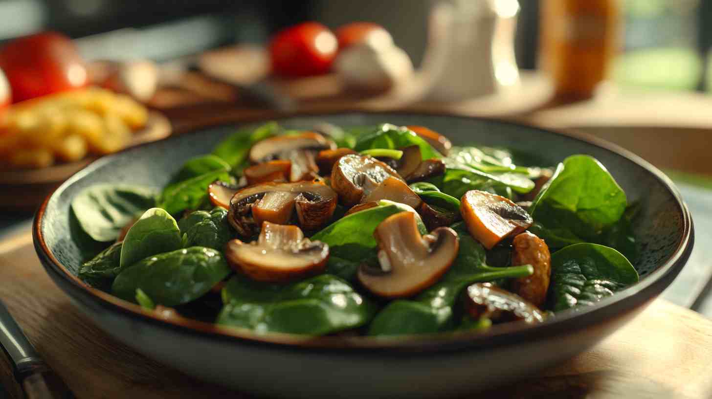 Columbia’s Original Spinach and Mushroom Salad