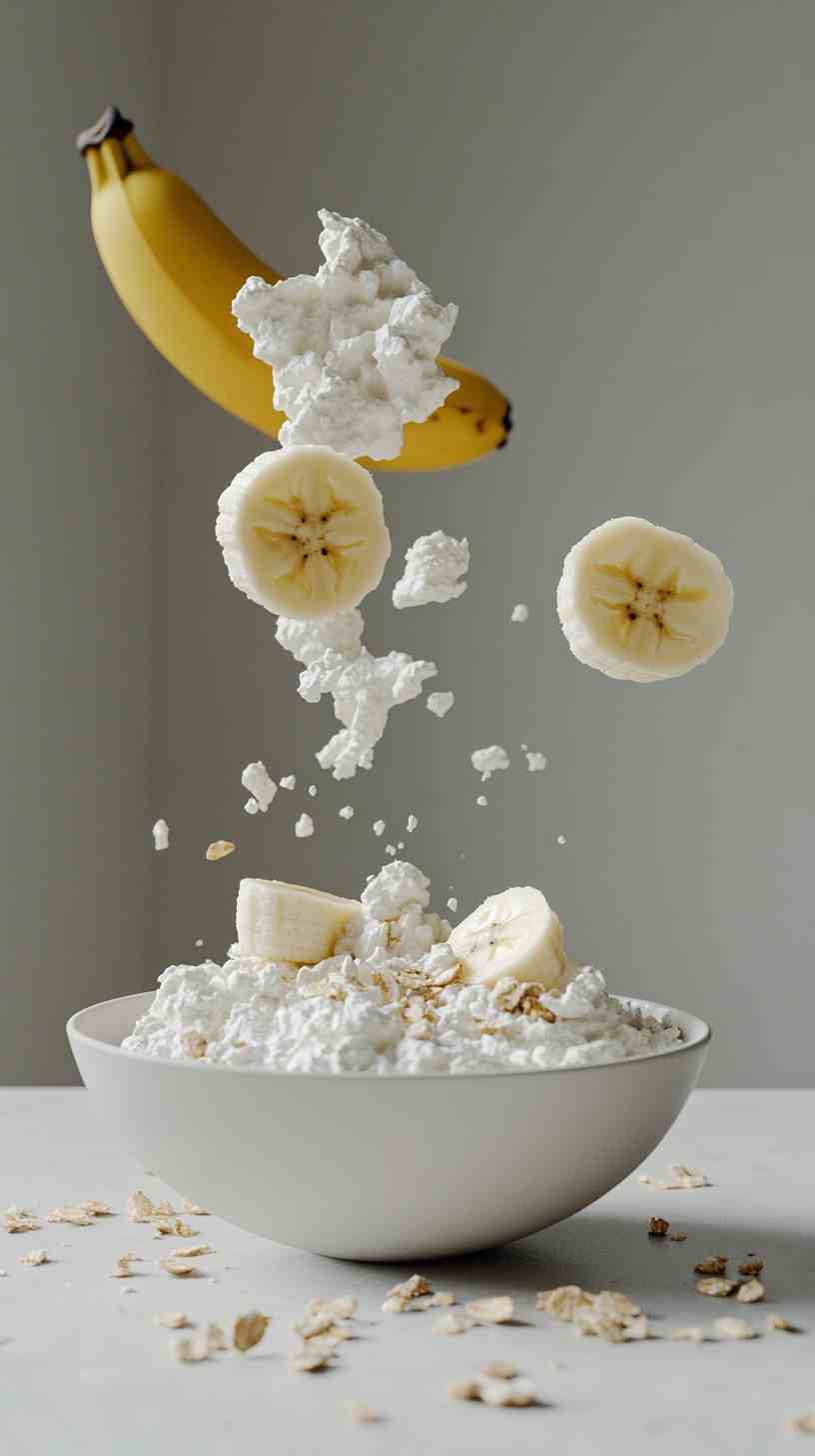 Cottage Cheese and Banana Muscle Recovery Bowl Cottage Cheese and Banana Muscle Recovery Bowl