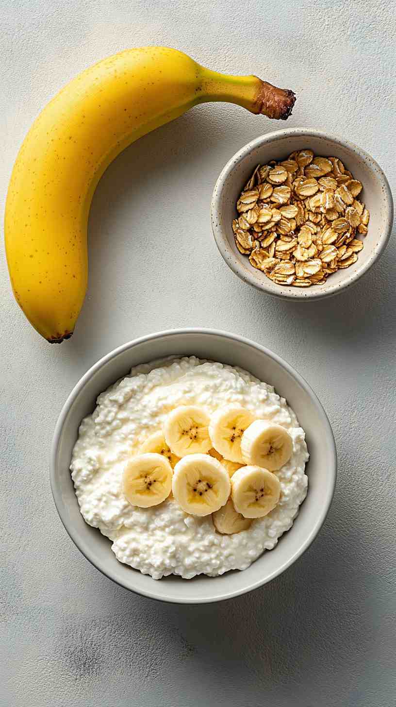 Cottage Cheese and Banana Muscle Recovery Bowl Cottage Cheese and Banana Muscle Recovery Bowl