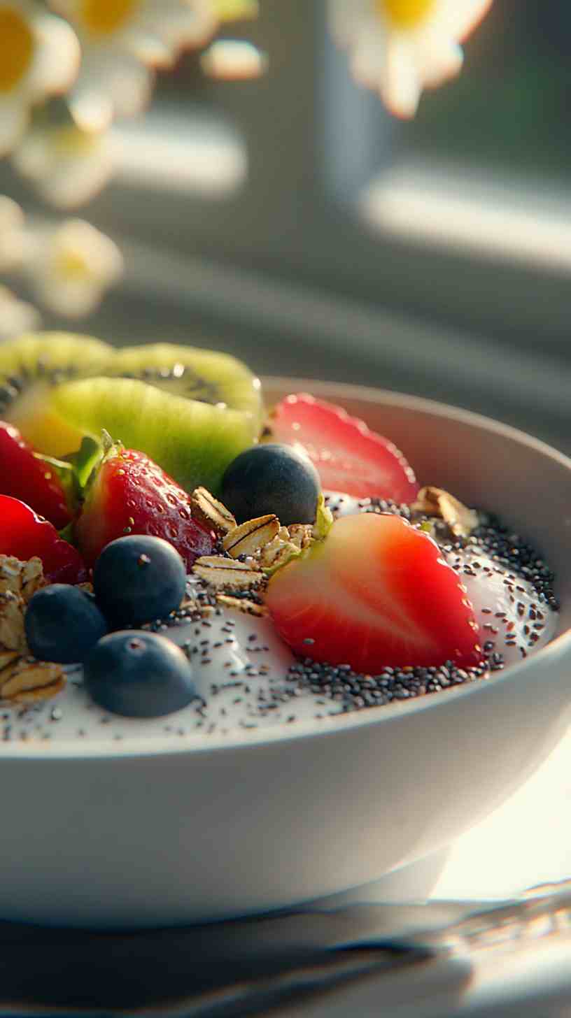 Cottage Cheese and Fresh Fruit Energy Bowl Cottage Cheese and Fresh Fruit Energy Bowl