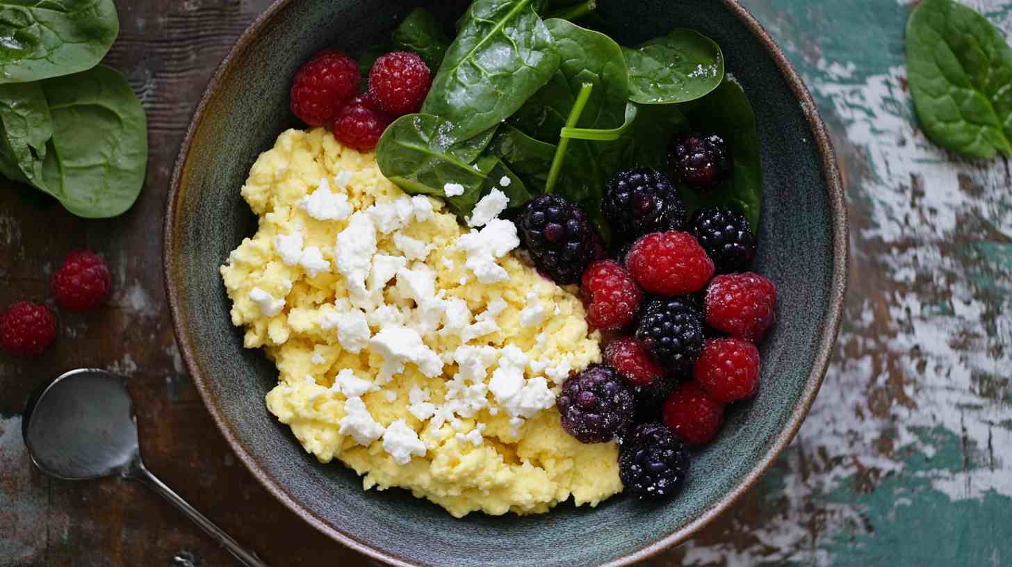 Cottage Cheese and Fresh Fruit Energy Bowl