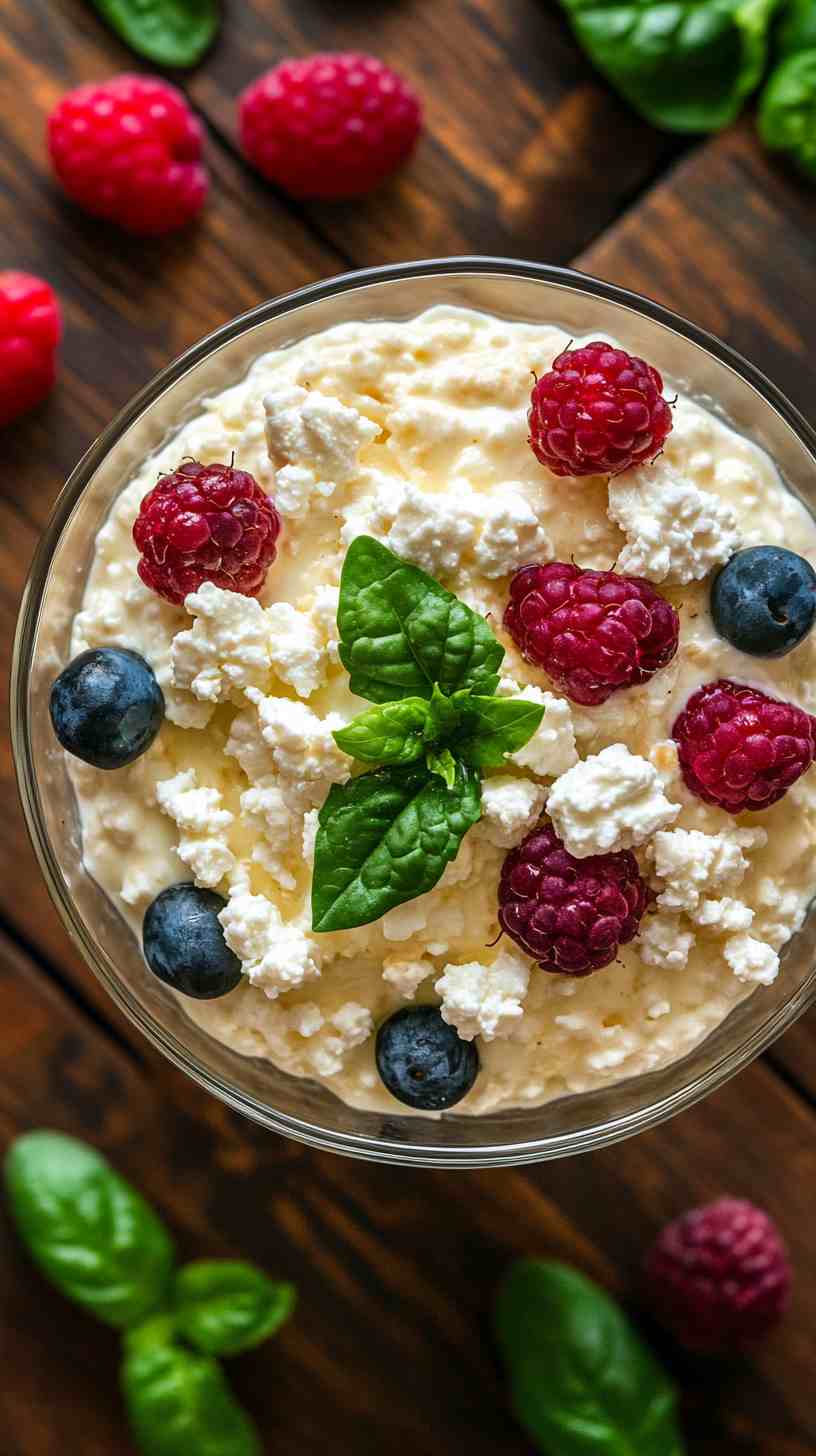 Cottage Cheese and Fresh Fruit Energy Bowl Cottage Cheese and Fresh Fruit Energy Bowl