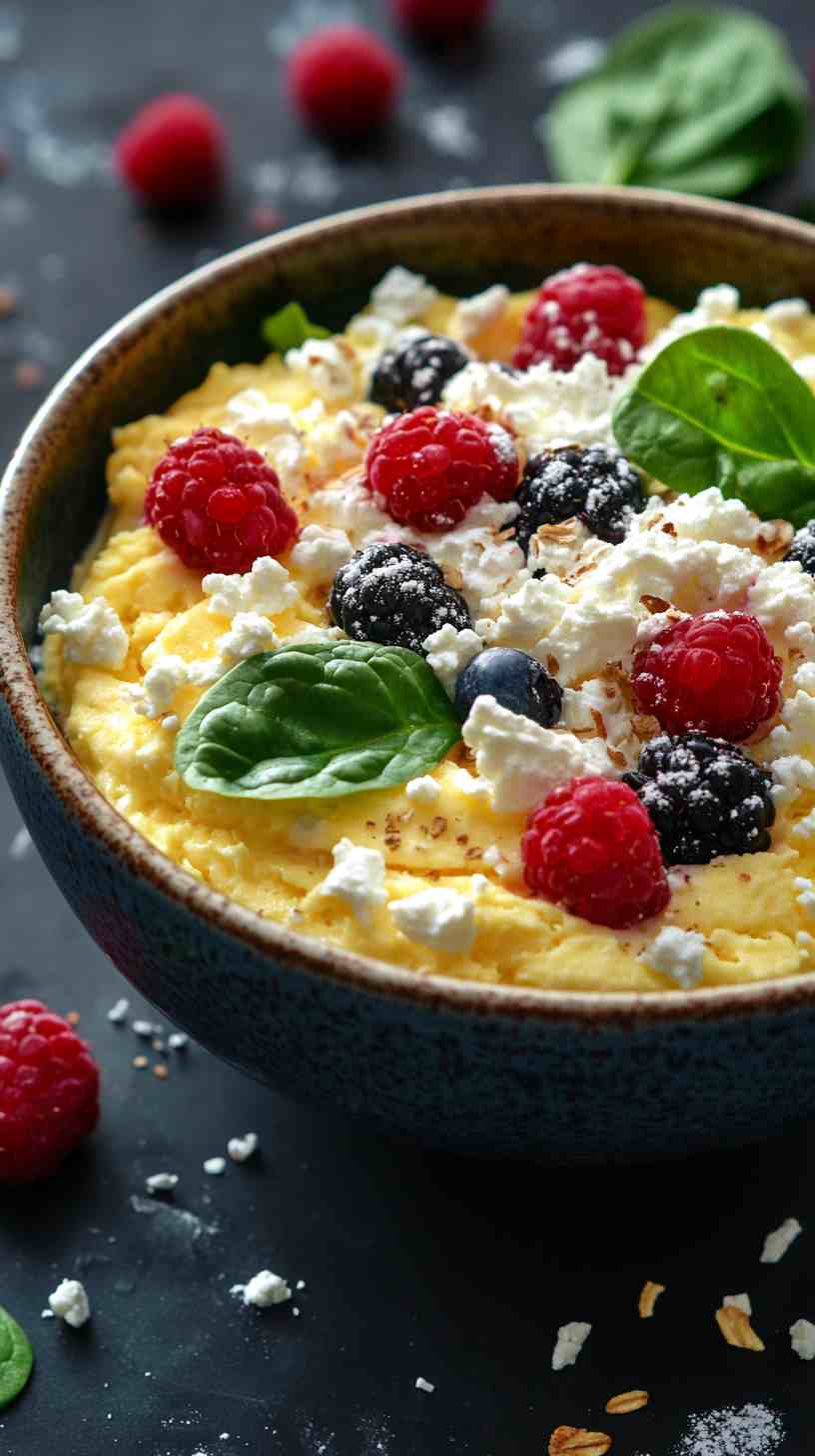 Cottage Cheese and Fresh Fruit Energy Bowl Cottage Cheese and Fresh Fruit Energy Bowl
