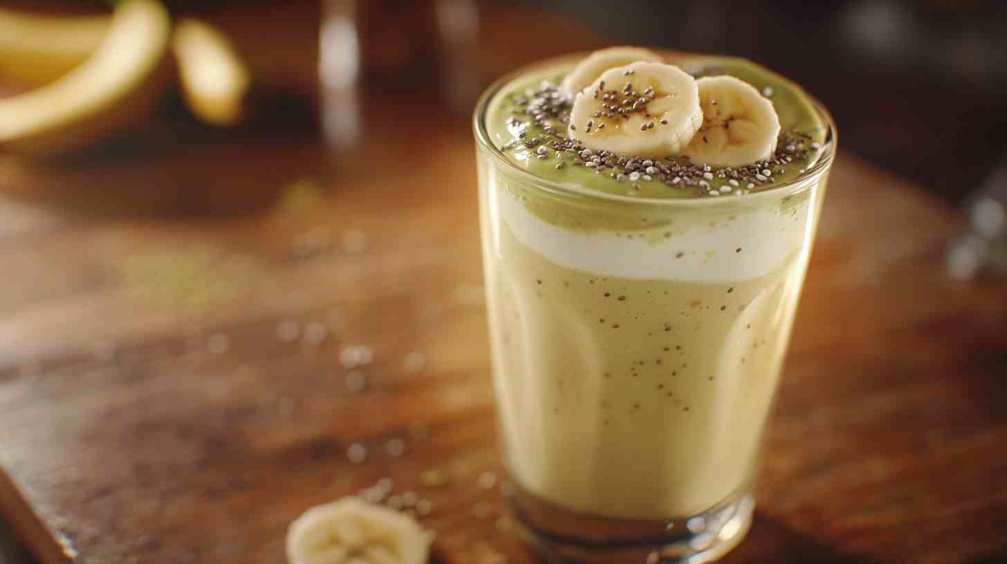 Creamy Avocado Banana Smoothie