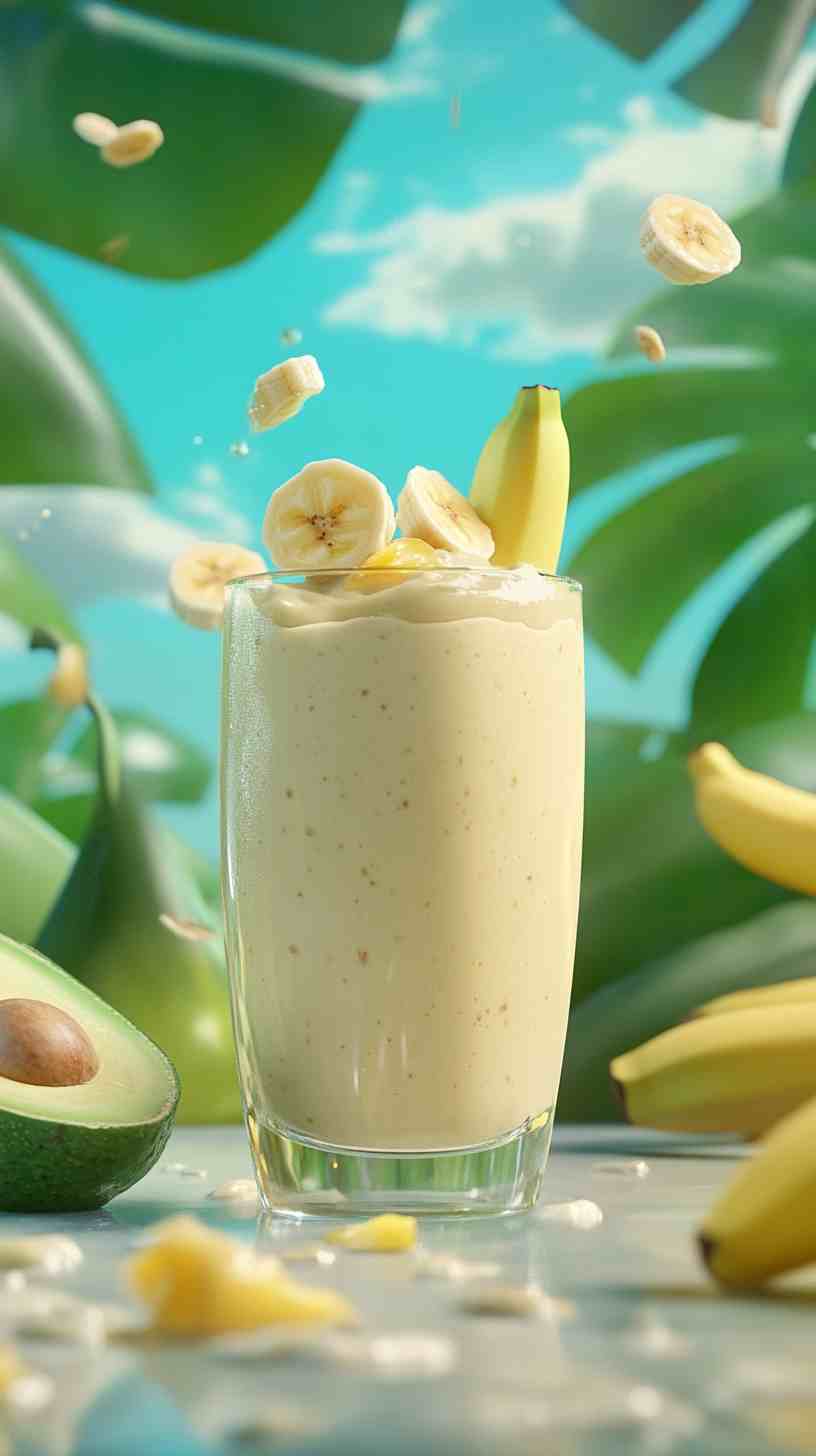 Creamy Avocado Banana Smoothie Creamy Avocado Banana Smoothie