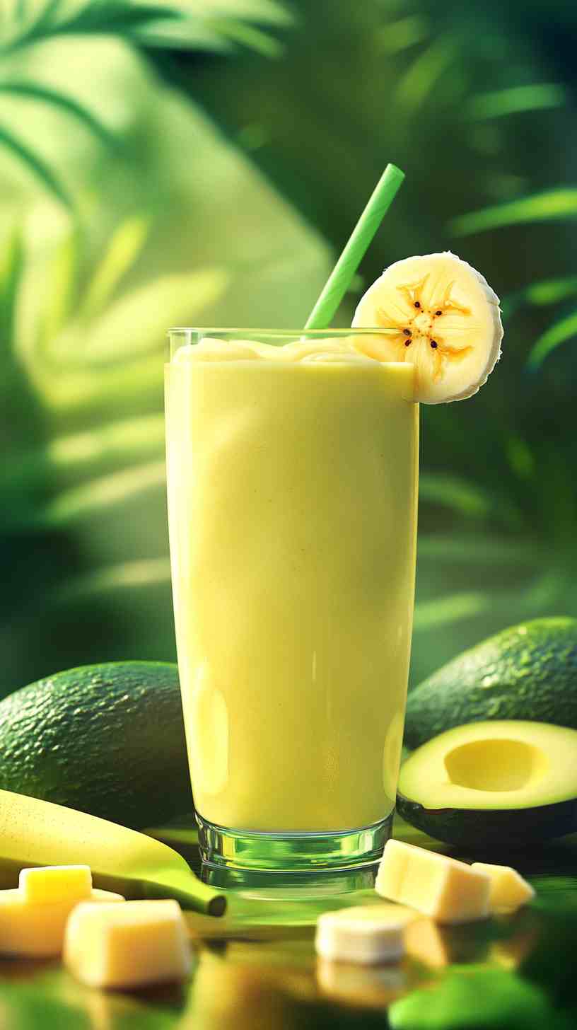 Creamy Avocado Banana Smoothie Creamy Avocado Banana Smoothie