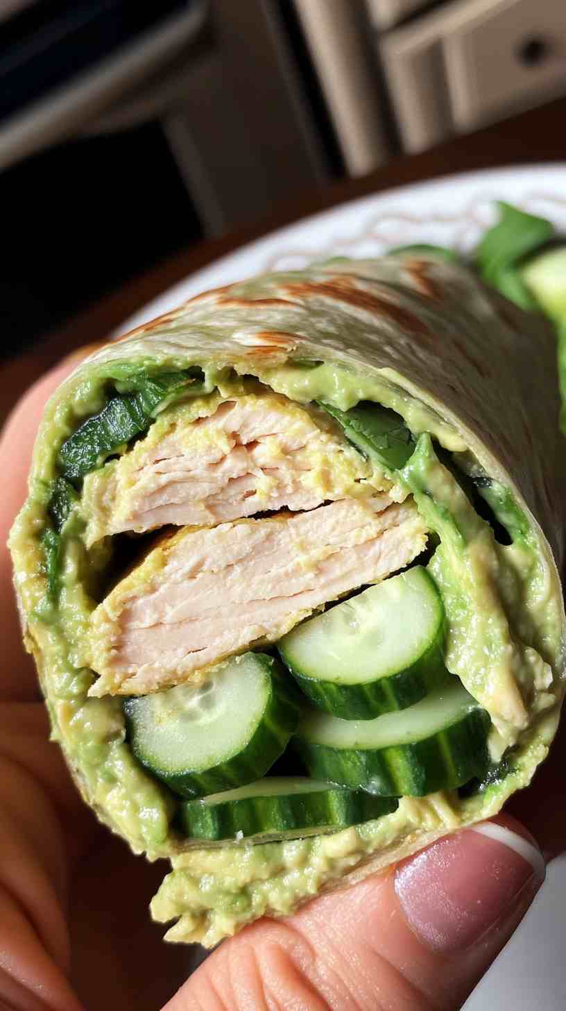 Creamy Avocado Turkey Wraps for Bulking Creamy Avocado Turkey Wraps for Bulking