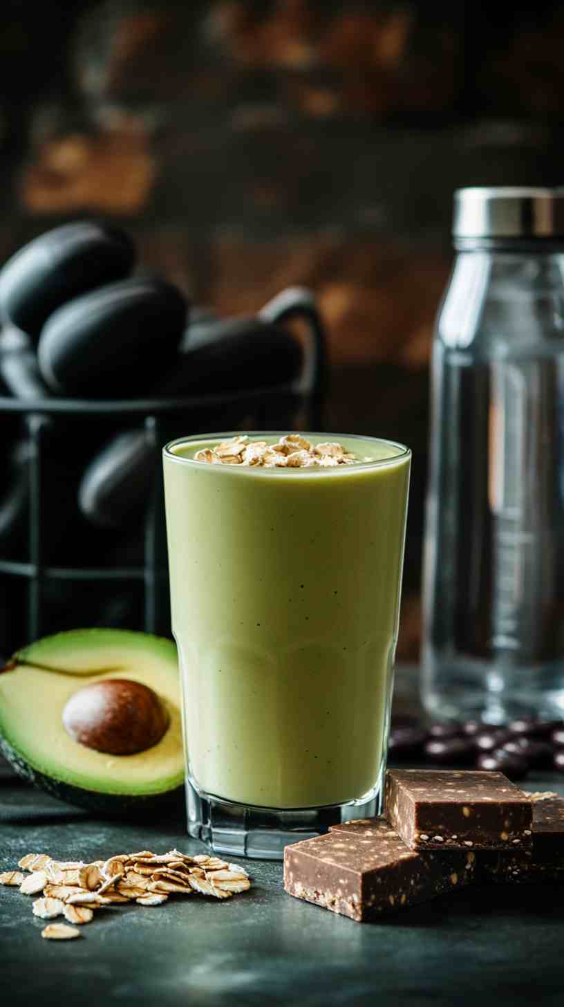 Creamy Avocado and Oat Smoothie Creamy Avocado and Oat Smoothie