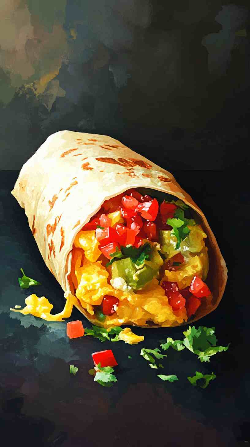 Egg and Cheese Breakfast Burrito for Gains Egg and Cheese Breakfast Burrito for Gains