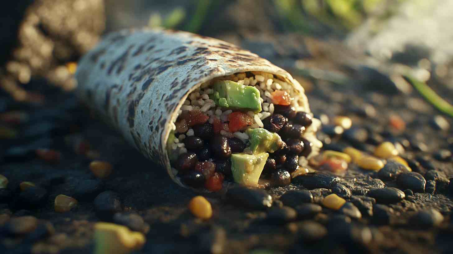 Energy-Boosting Rice and Bean Burritos
