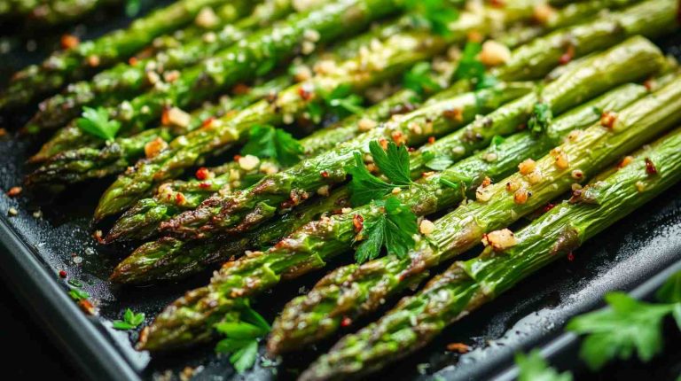 Garlic Parmesan Roasted Asparagus