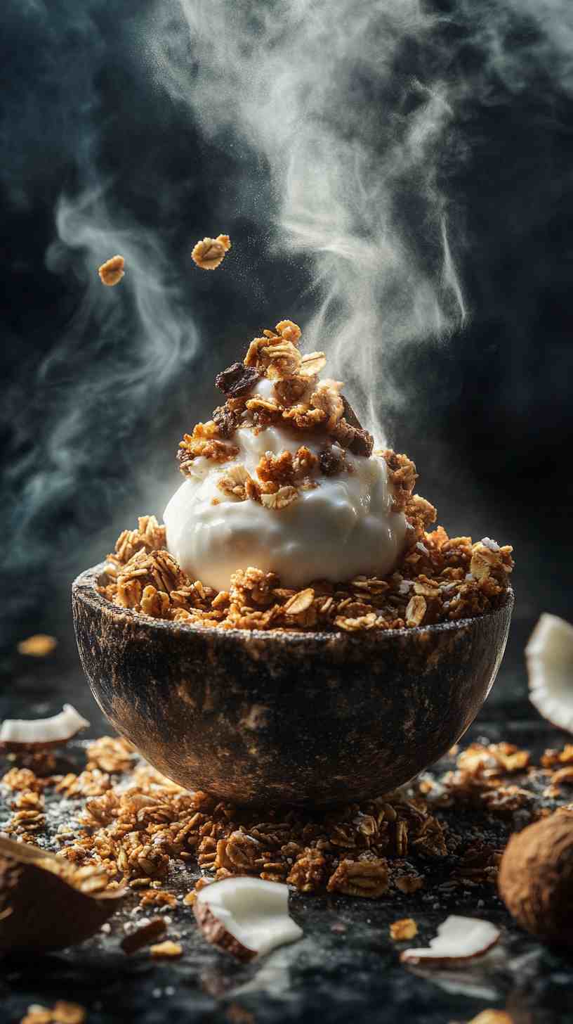 Greek Yogurt and Granola Muscle Fuel Bowl Greek Yogurt and Granola Muscle Fuel Bowl