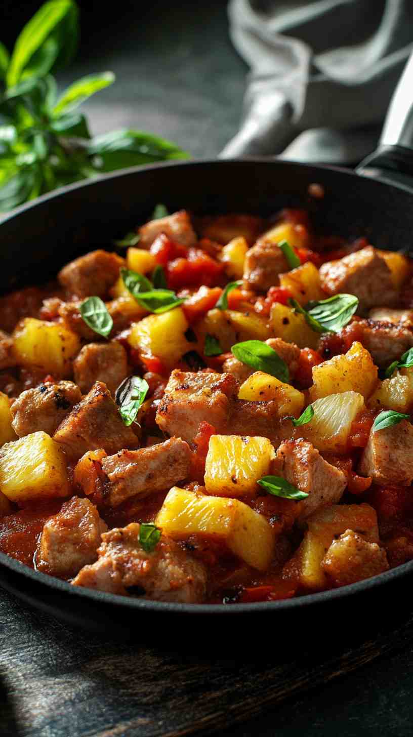 Ground Pork Afritada with a Sweet and Savory Sauce Ground Pork Afritada with a Sweet and Savory Sauce