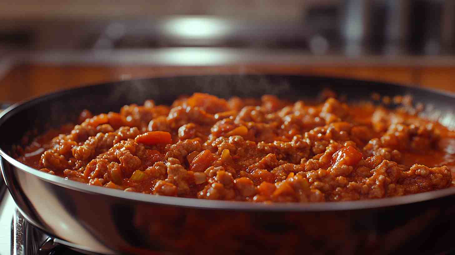 Ground Pork Afritada with a Sweet and Savory Sauce