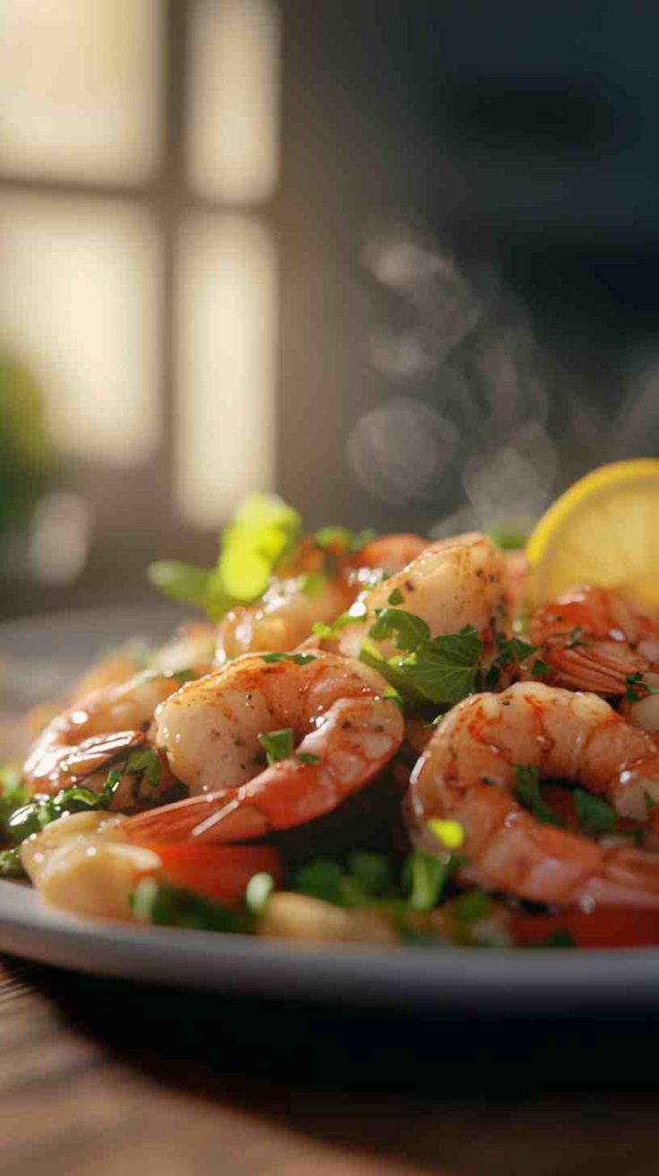 Heirloom Columbia Shrimp Salad with Lemon Dressing