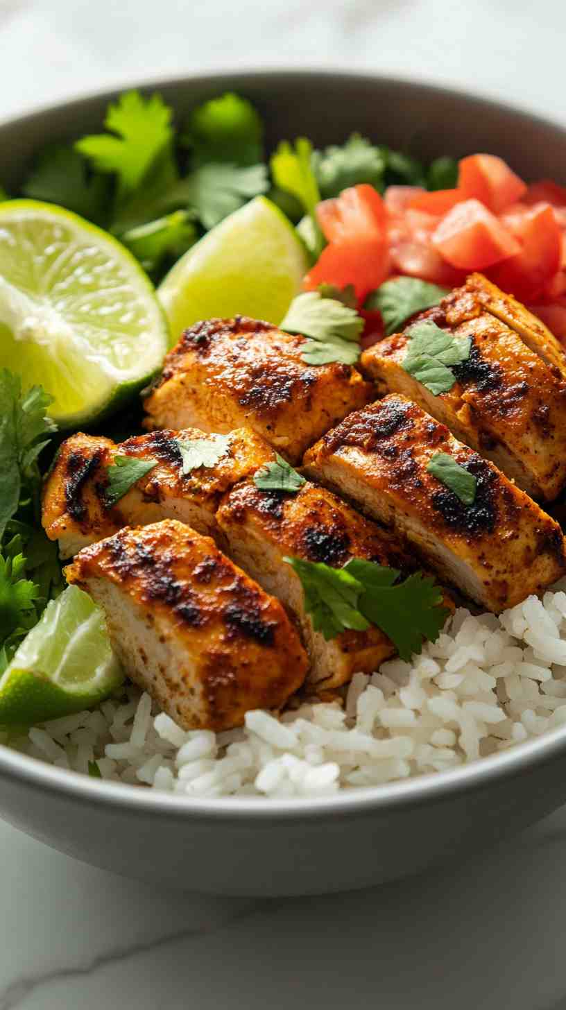 High-Calorie Muscle-Building Chicken and Rice Bowl High-Calorie Muscle-Building Chicken and Rice Bowl