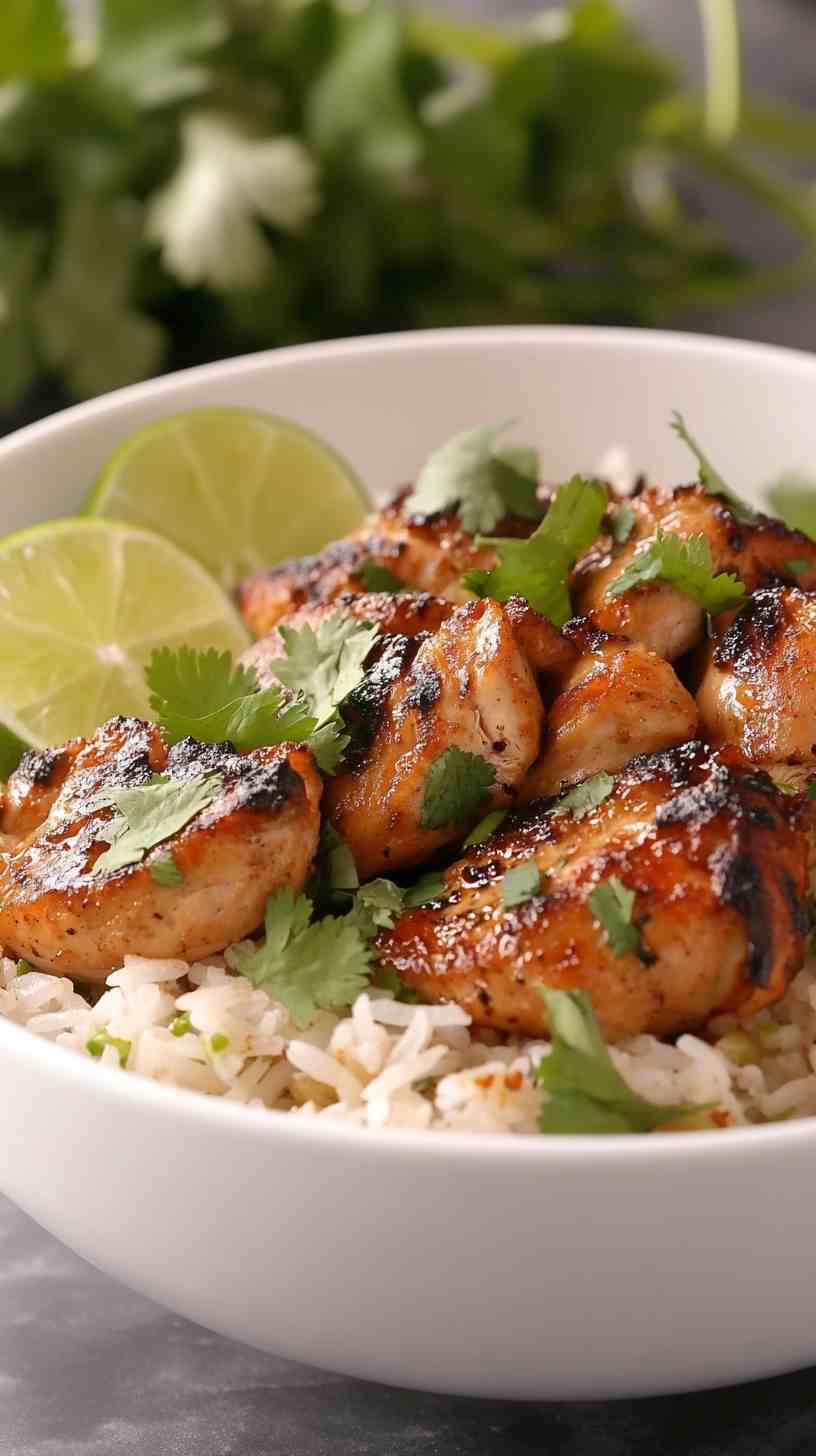 High-Calorie Muscle-Building Chicken and Rice Bowl High-Calorie Muscle-Building Chicken and Rice Bowl