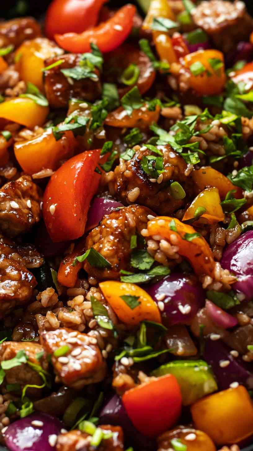 High-Calorie Vegan Stir-Fry for Muscle Growth High-Calorie Vegan Stir-Fry for Muscle Growth