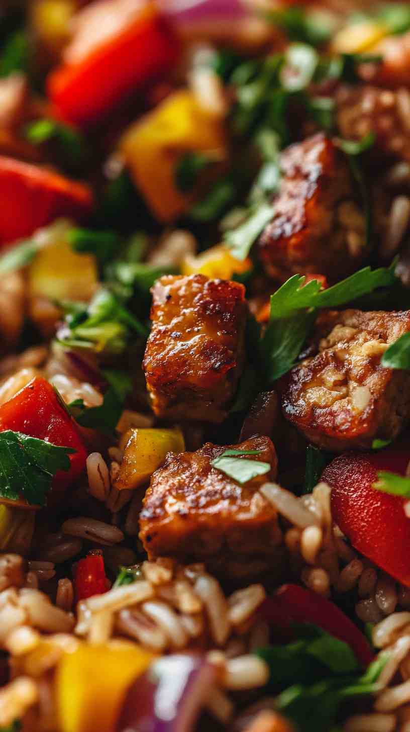High-Calorie Vegan Stir-Fry for Muscle Growth High-Calorie Vegan Stir-Fry for Muscle Growth
