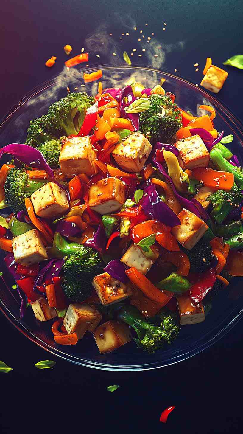 High-Calorie Vegan Stir-Fry for Muscle Growth High-Calorie Vegan Stir-Fry for Muscle Growth