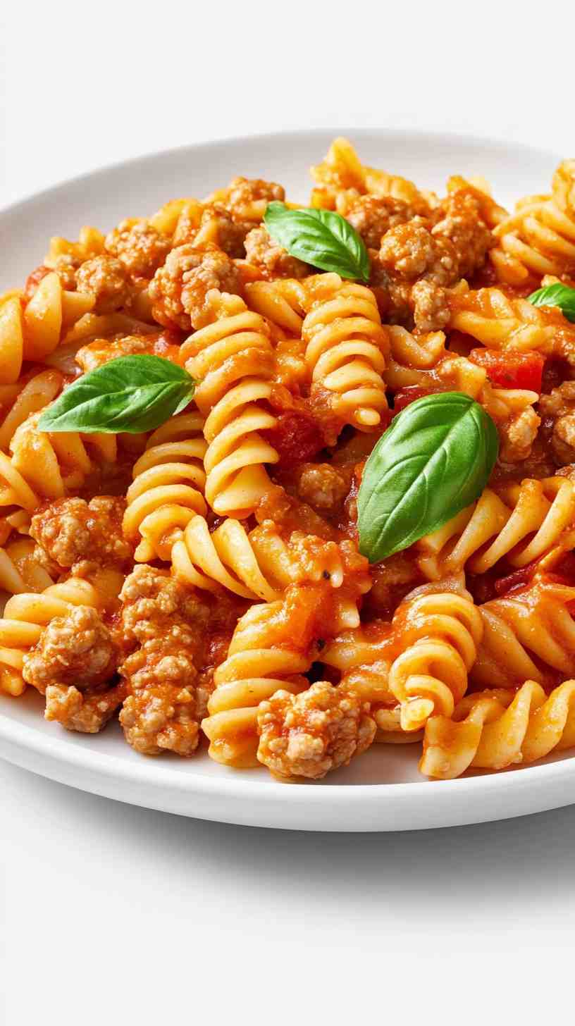 High-Protein Pasta with Ground Turkey High-Protein Pasta with Ground Turkey