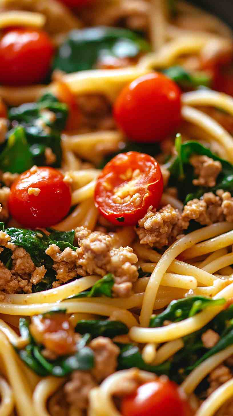 High-Protein Pasta with Ground Turkey High-Protein Pasta with Ground Turkey