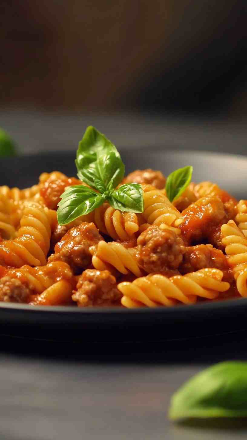 High-Protein Pasta with Ground Turkey High-Protein Pasta with Ground Turkey