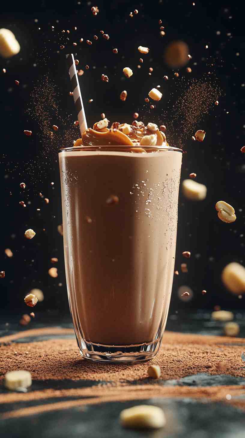 Mass Gainer Peanut Butter Banana Smoothie Mass Gainer Peanut Butter Banana Smoothie