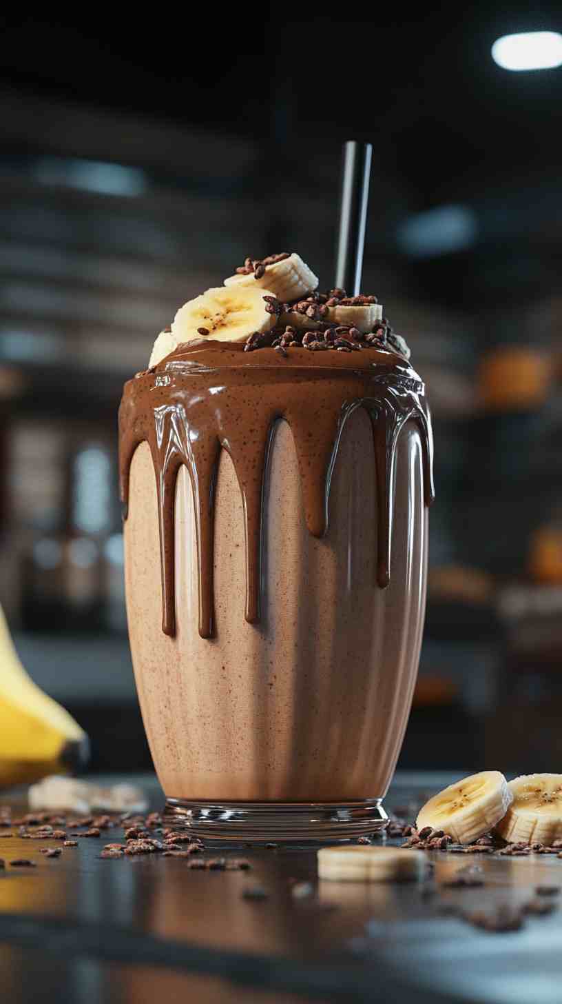 Mass Gainer Peanut Butter Banana Smoothie Mass Gainer Peanut Butter Banana Smoothie