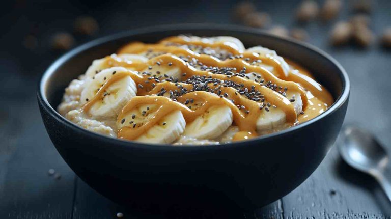 Muscle-Building Peanut Butter Oatmeal