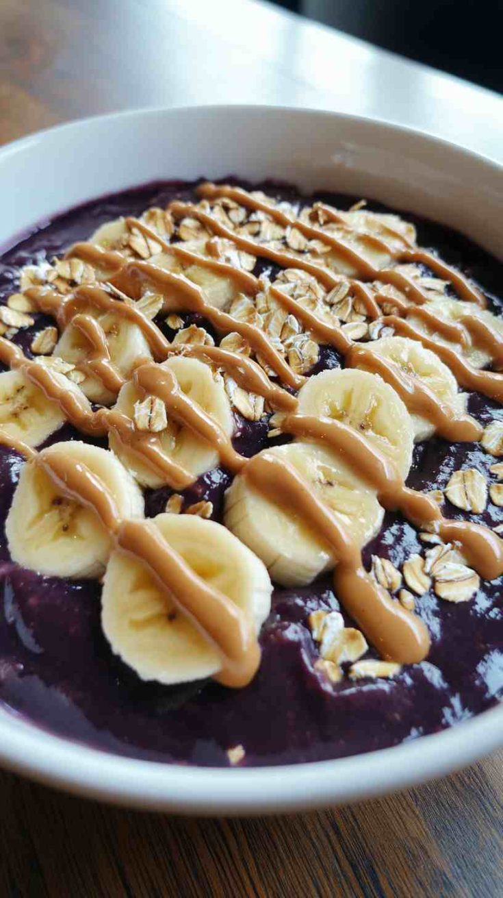 Peanut Butter & Banana Acai Bowl