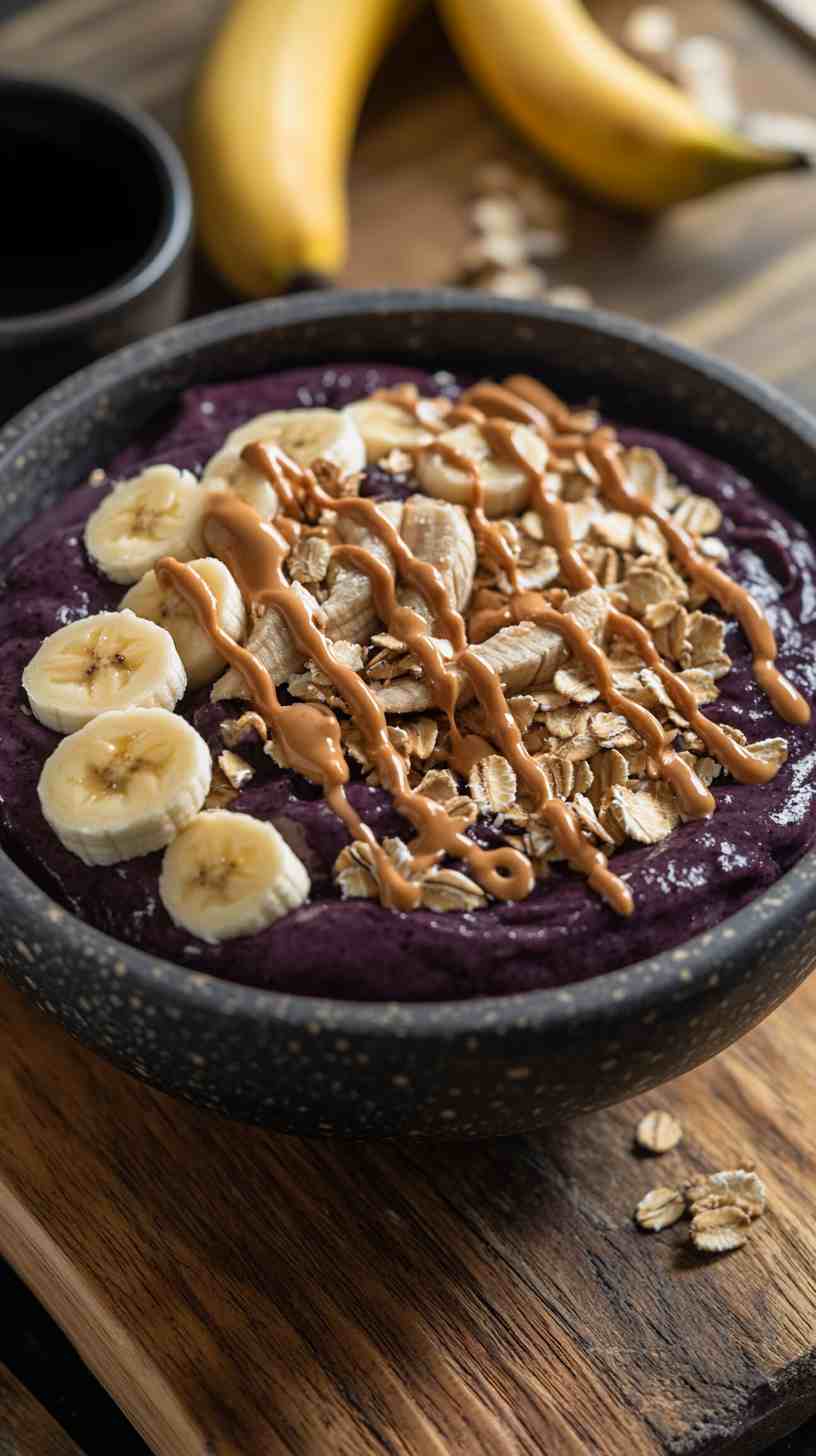 Peanut Butter Banana Acai Bowl