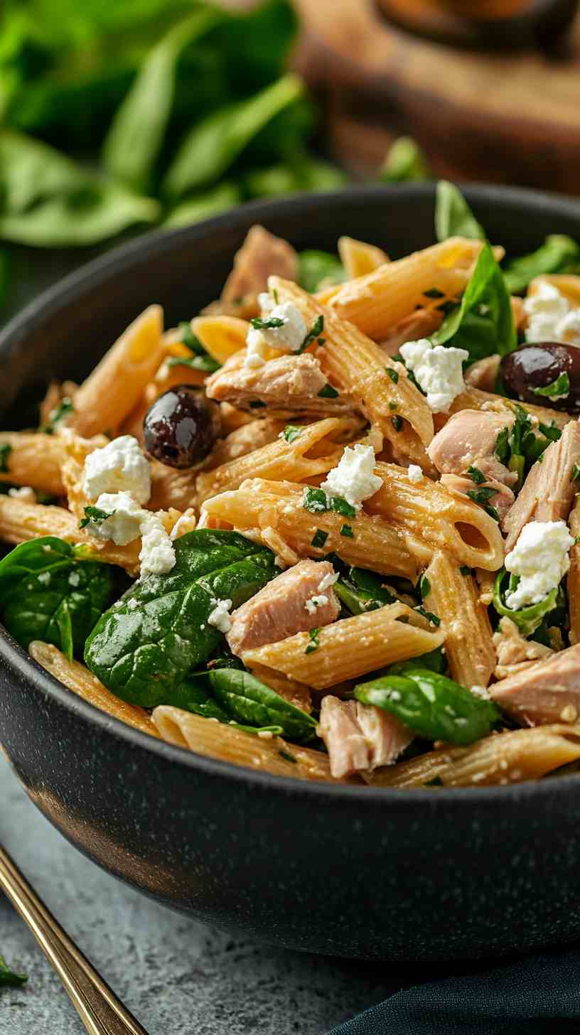 Power-Packed Tuna and Whole Wheat Pasta Salad Power-Packed Tuna and Whole Wheat Pasta Salad