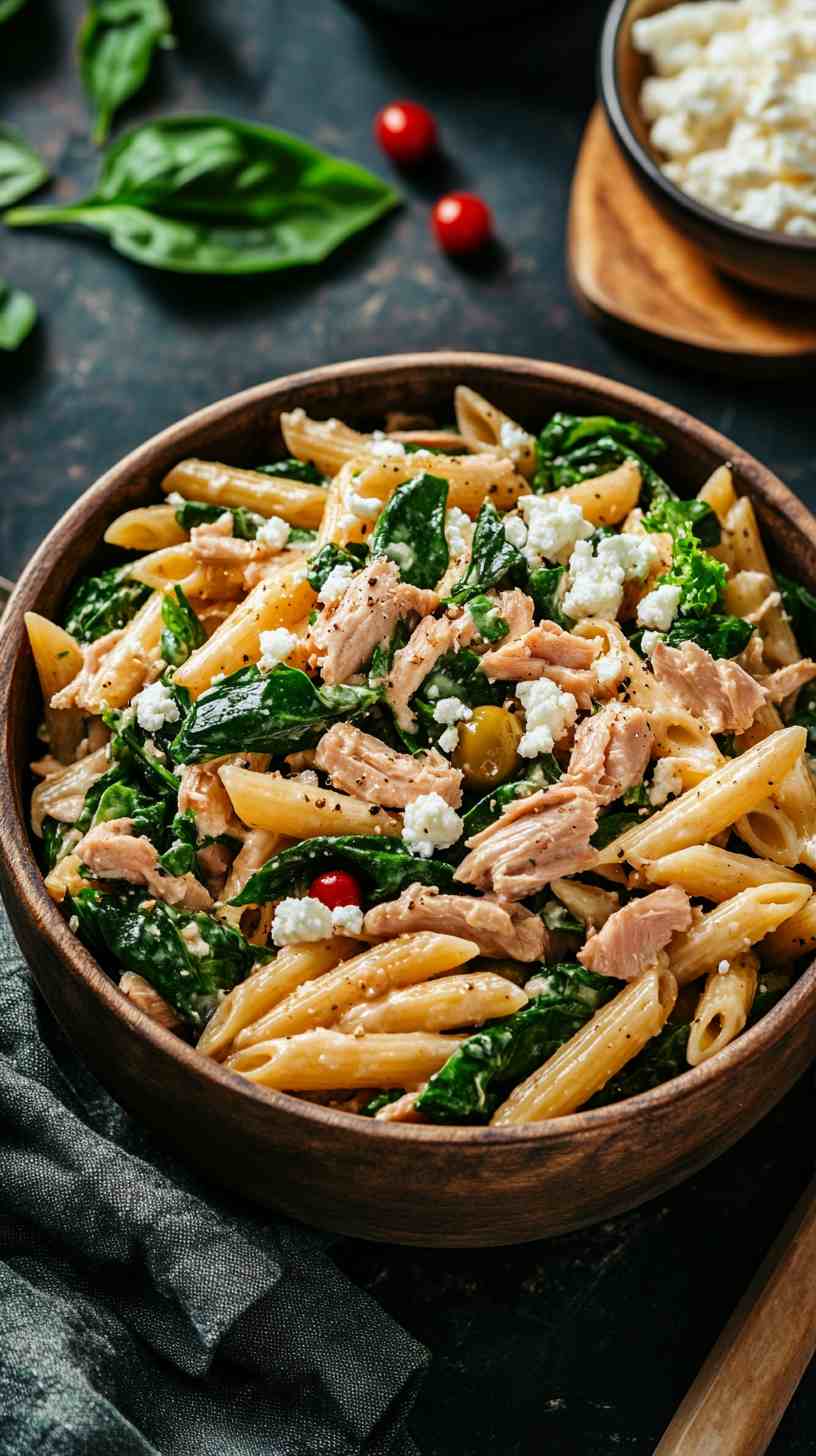 Power-Packed Tuna and Whole Wheat Pasta Salad Power-Packed Tuna and Whole Wheat Pasta Salad
