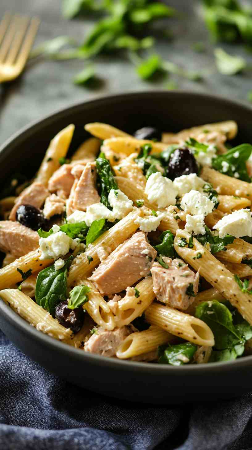 Power-Packed Tuna and Whole Wheat Pasta Salad Power-Packed Tuna and Whole Wheat Pasta Salad