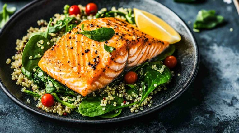 Protein-Packed Salmon and Quinoa Meal