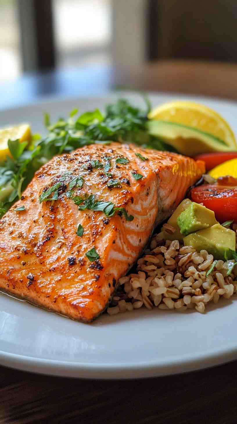 Salmon and Sweet Potato Nourish Plate Salmon and Sweet Potato Nourish Plate