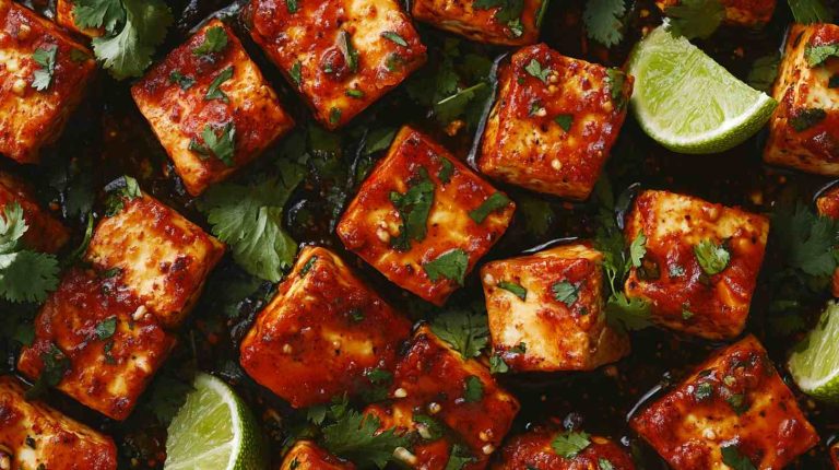 Smoky Chipotle Air Fryer Tofu