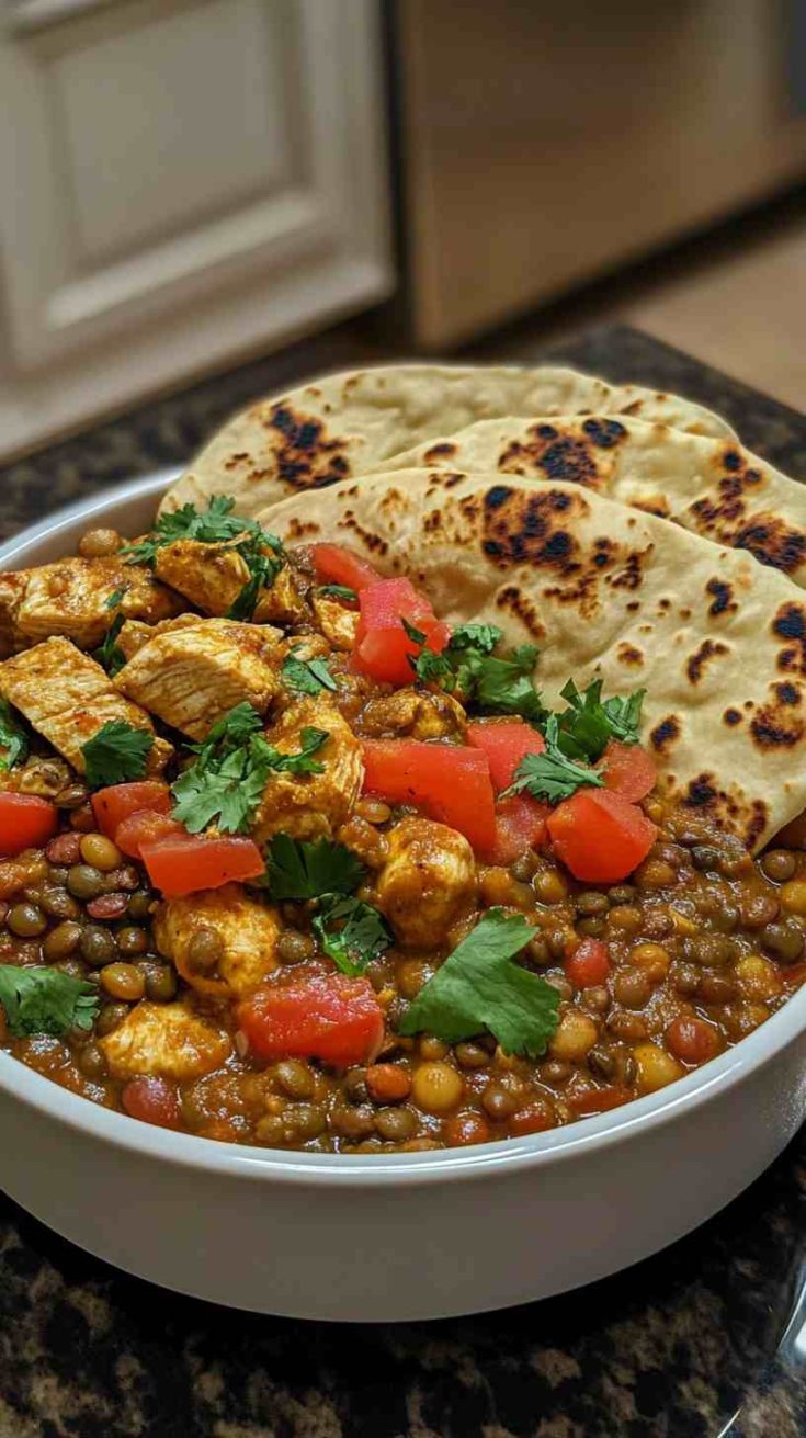 Spicy Chicken and Whole Grain Wrap for Muscle Growth