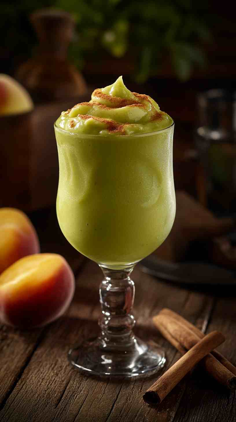 Sweet Avocado Peach Smoothie Sweet Avocado Peach Smoothie