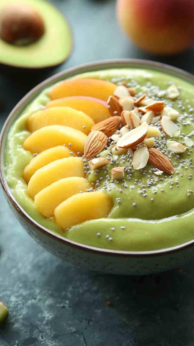 Sweet Avocado Peach Smoothie Sweet Avocado Peach Smoothie