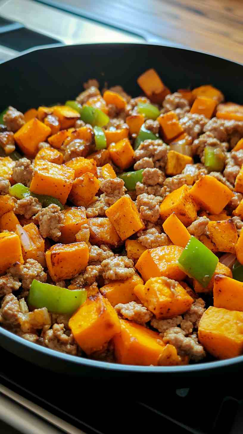 Sweet Potato and Ground Turkey Skillet for Gains Sweet Potato and Ground Turkey Skillet for Gains