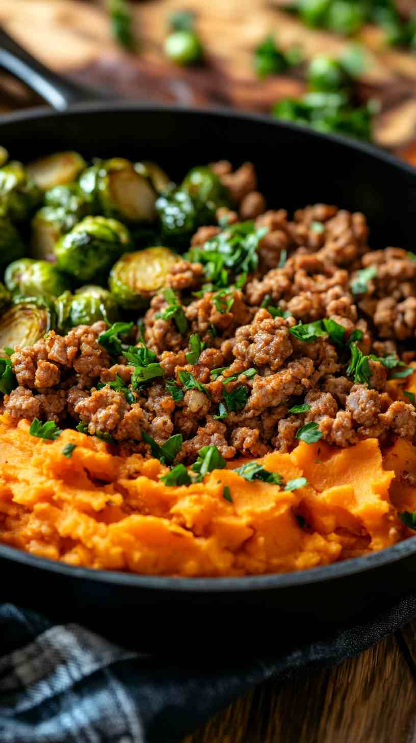Sweet Potato and Ground Turkey Skillet for Gains Sweet Potato and Ground Turkey Skillet for Gains