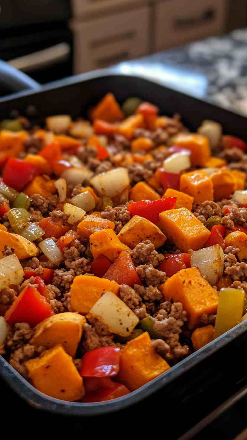 Sweet Potato and Ground Turkey Skillet for Gains Sweet Potato and Ground Turkey Skillet for Gains