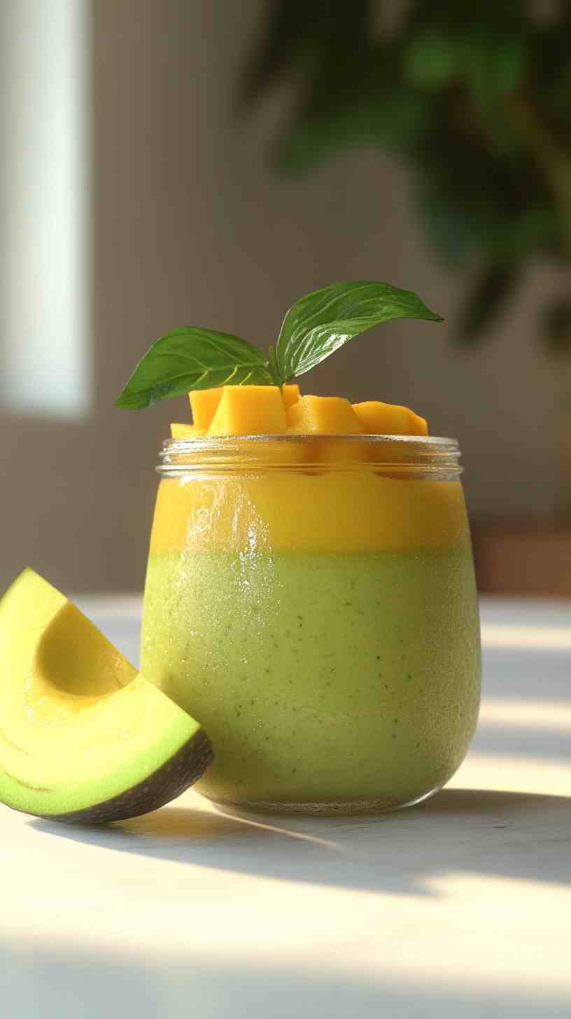 Tropical Avocado Mango Smoothie Tropical Avocado Mango Smoothie