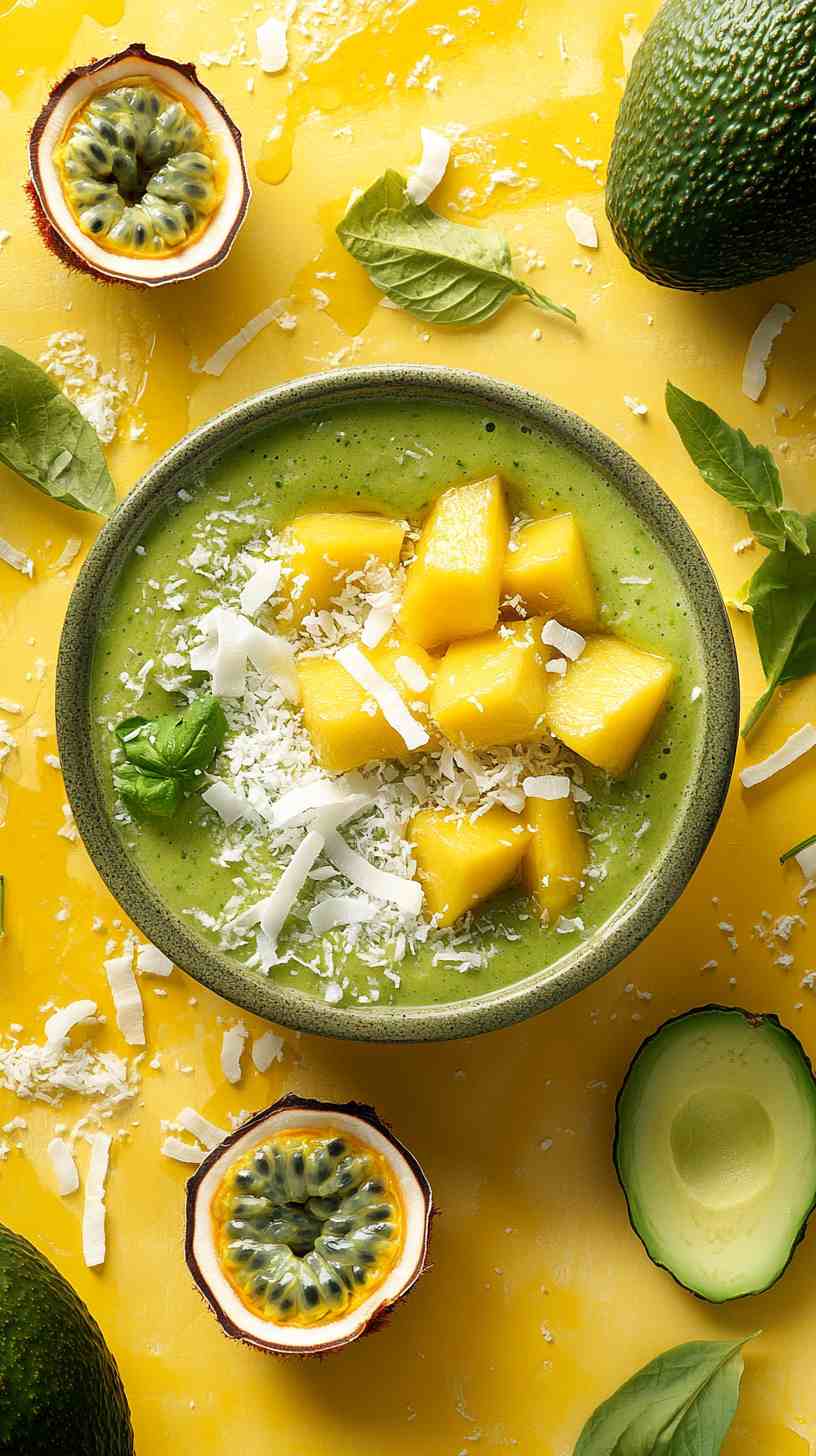 Tropical Avocado Mango Smoothie Tropical Avocado Mango Smoothie
